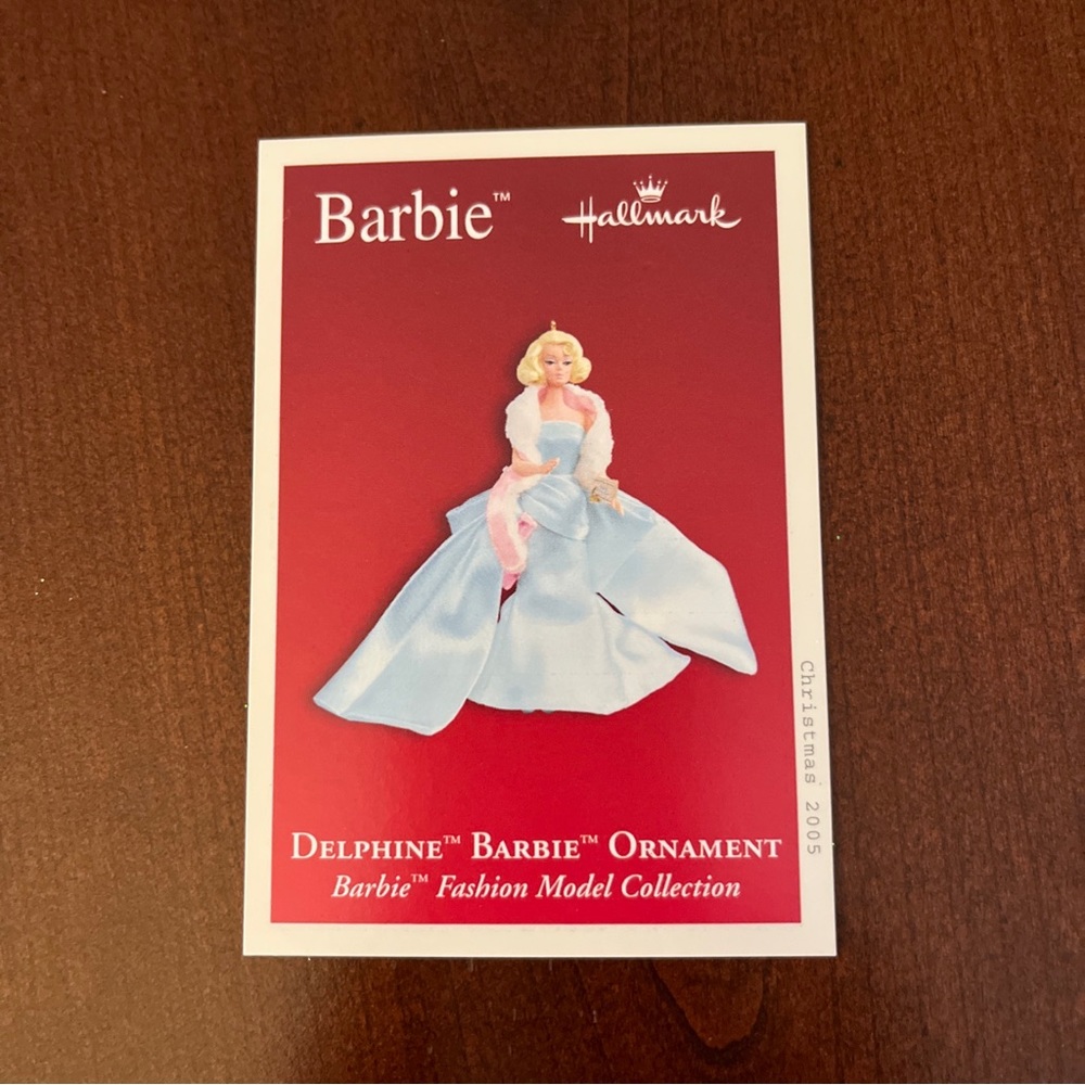 Hallmark Keepsake Delphine Barbie Ornament Fashion Model Collection 2005 - Picture 11 of 11